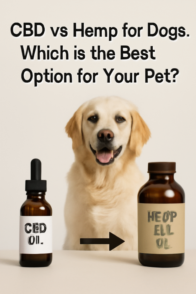 CBD vs Hemp for Dogs: Which is the Best Option for Your Pet?