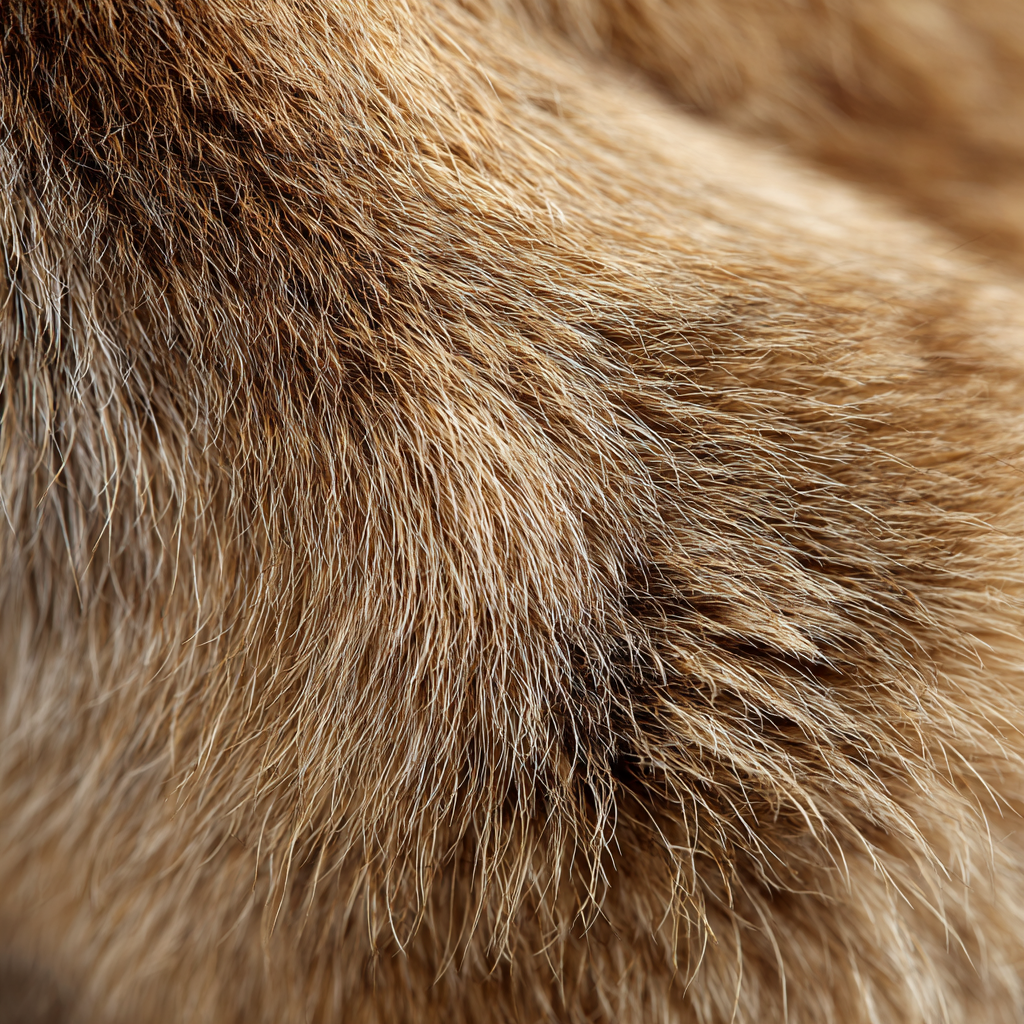 Close-up shot of a dog’s skin showing a soft, squishy lipoma under the fur.